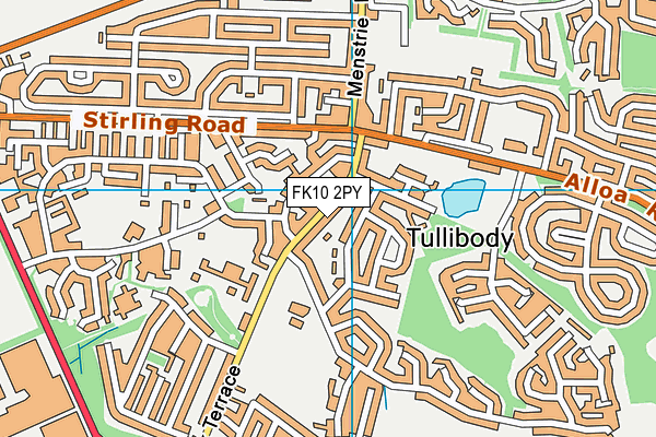 FK10 2PY map - OS VectorMap District (Ordnance Survey) FK10 2PY map - OS VectorMap District (Ordnance Survey)
