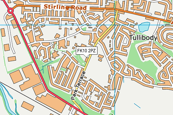 FK10 2PZ map - OS VectorMap District (Ordnance Survey) FK10 2PZ map - OS VectorMap District (Ordnance Survey)