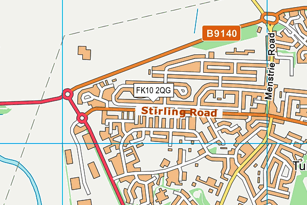 FK10 2QG map - OS VectorMap District (Ordnance Survey) FK10 2QG map - OS VectorMap District (Ordnance Survey)