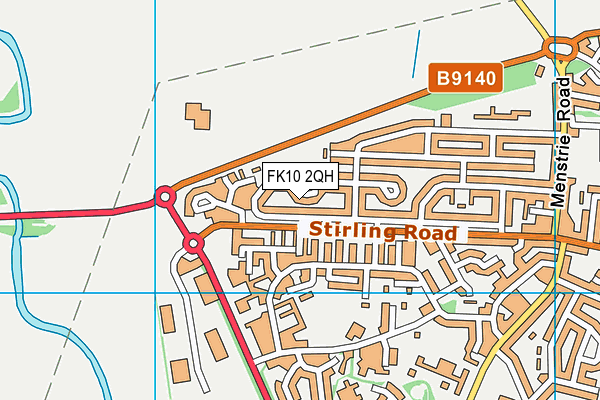 FK10 2QH map - OS VectorMap District (Ordnance Survey) FK10 2QH map - OS VectorMap District (Ordnance Survey)