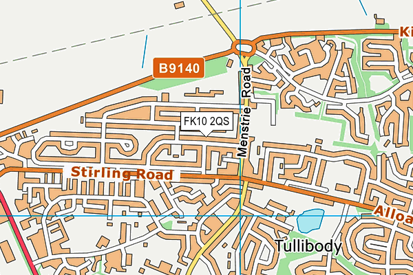 FK10 2QS map - OS VectorMap District (Ordnance Survey) FK10 2QS map - OS VectorMap District (Ordnance Survey)