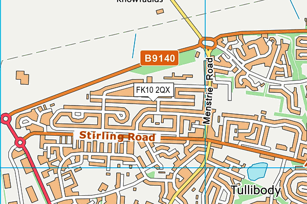 FK10 2QX map - OS VectorMap District (Ordnance Survey) FK10 2QX map - OS VectorMap District (Ordnance Survey)