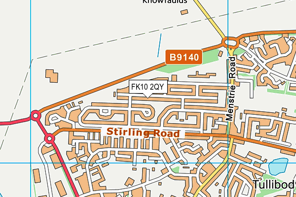 FK10 2QY map - OS VectorMap District (Ordnance Survey) FK10 2QY map - OS VectorMap District (Ordnance Survey)