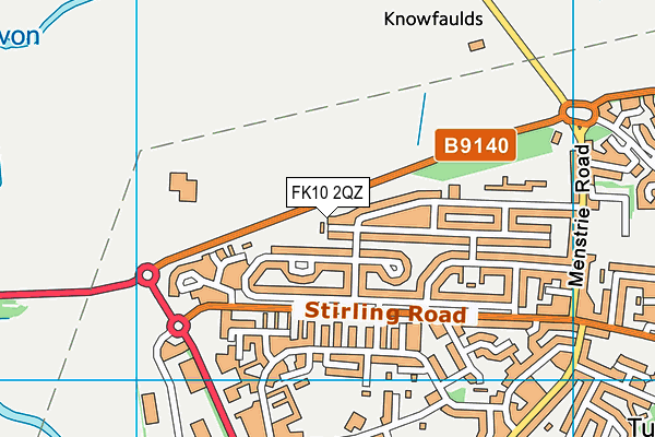 FK10 2QZ map - OS VectorMap District (Ordnance Survey) FK10 2QZ map - OS VectorMap District (Ordnance Survey)