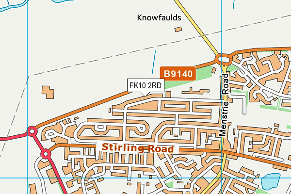 FK10 2RD map - OS VectorMap District (Ordnance Survey) FK10 2RD map - OS VectorMap District (Ordnance Survey)