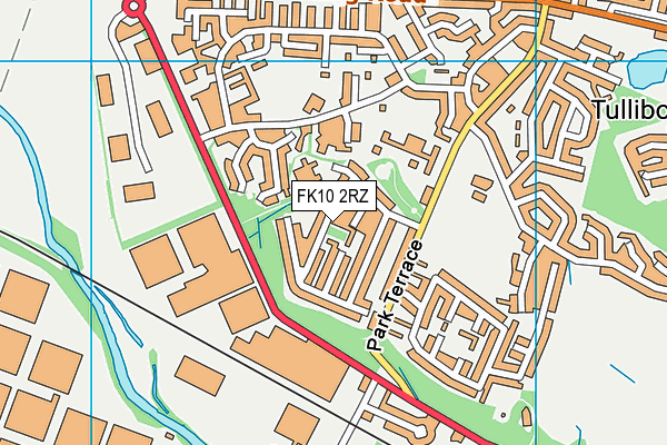 FK10 2RZ map - OS VectorMap District (Ordnance Survey) FK10 2RZ map - OS VectorMap District (Ordnance Survey)