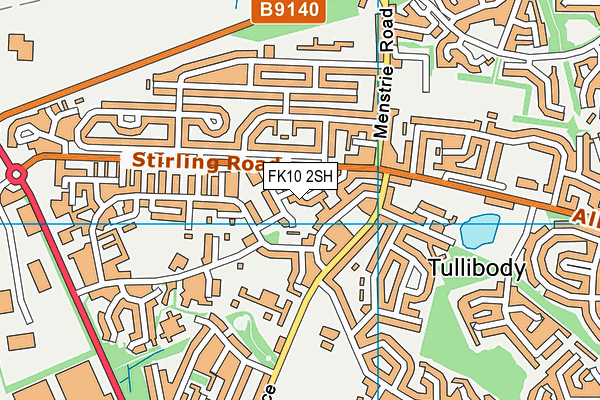 FK10 2SH map - OS VectorMap District (Ordnance Survey) FK10 2SH map - OS VectorMap District (Ordnance Survey)