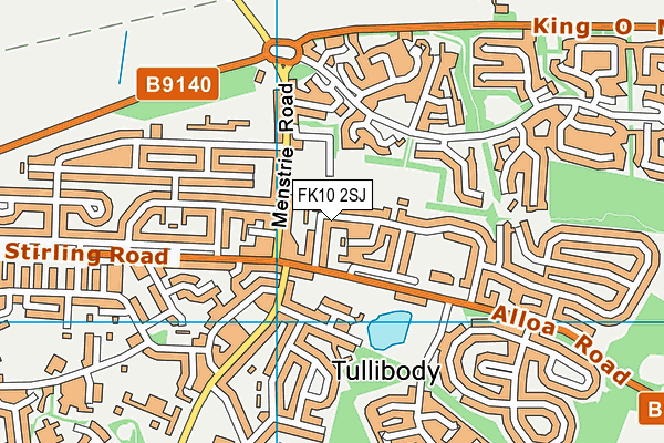 FK10 2SJ map - OS VectorMap District (Ordnance Survey) FK10 2SJ map - OS VectorMap District (Ordnance Survey)