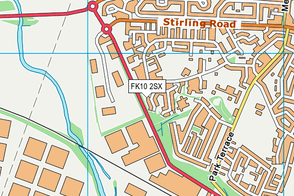 FK10 2SX map - OS VectorMap District (Ordnance Survey) FK10 2SX map - OS VectorMap District (Ordnance Survey)