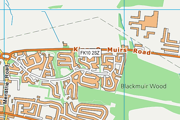 FK10 2SZ map - OS VectorMap District (Ordnance Survey) FK10 2SZ map - OS VectorMap District (Ordnance Survey)