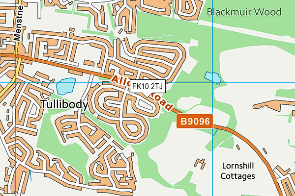 FK10 2TJ map - OS VectorMap District (Ordnance Survey) FK10 2TJ map - OS VectorMap District (Ordnance Survey)