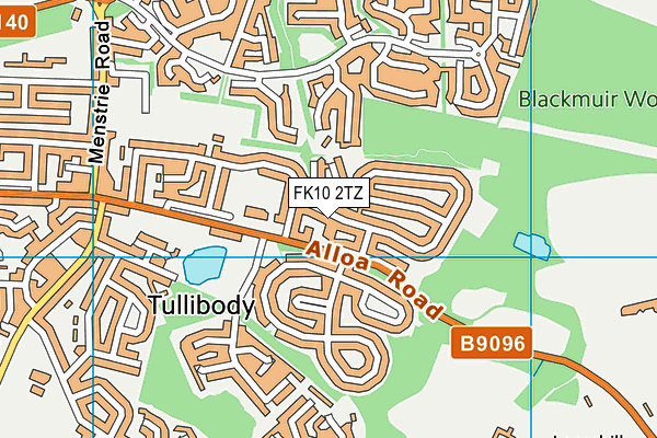 FK10 2TZ map - OS VectorMap District (Ordnance Survey) FK10 2TZ map - OS VectorMap District (Ordnance Survey)
