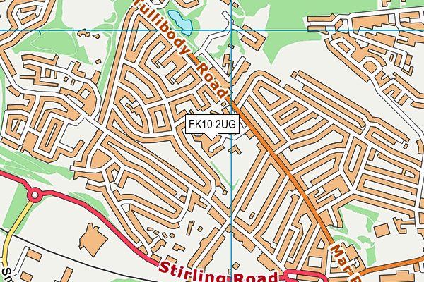 FK10 2UG map - OS VectorMap District (Ordnance Survey) FK10 2UG map - OS VectorMap District (Ordnance Survey)