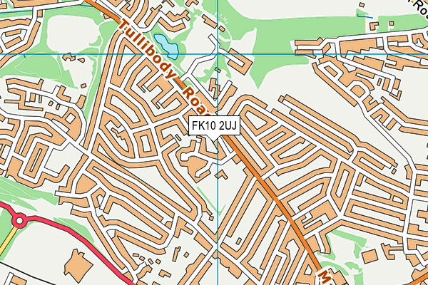 FK10 2UJ map - OS VectorMap District (Ordnance Survey) FK10 2UJ map - OS VectorMap District (Ordnance Survey)