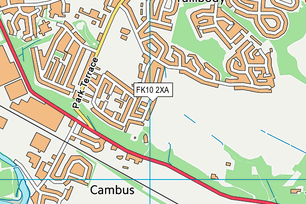 FK10 2XA map - OS VectorMap District (Ordnance Survey) FK10 2XA map - OS VectorMap District (Ordnance Survey)