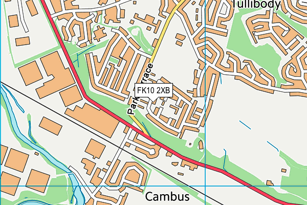 FK10 2XB map - OS VectorMap District (Ordnance Survey) FK10 2XB map - OS VectorMap District (Ordnance Survey)