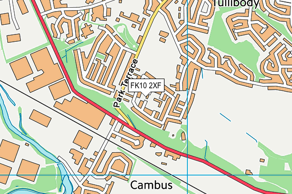 FK10 2XF map - OS VectorMap District (Ordnance Survey) FK10 2XF map - OS VectorMap District (Ordnance Survey)