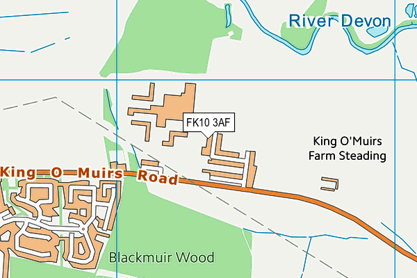 FK10 3AF map - OS VectorMap District (Ordnance Survey) FK10 3AF map - OS VectorMap District (Ordnance Survey)