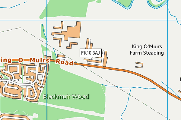 FK10 3AJ map - OS VectorMap District (Ordnance Survey) FK10 3AJ map - OS VectorMap District (Ordnance Survey)