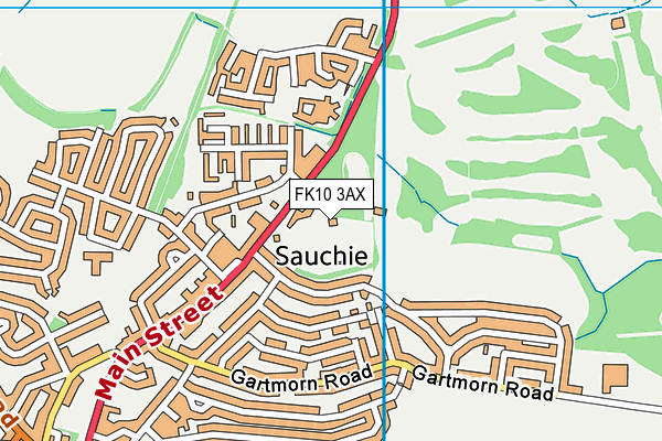 FK10 3AX map - OS VectorMap District (Ordnance Survey) FK10 3AX map - OS VectorMap District (Ordnance Survey)