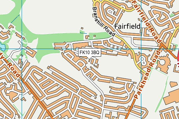 FK10 3BQ map - OS VectorMap District (Ordnance Survey) FK10 3BQ map - OS VectorMap District (Ordnance Survey)
