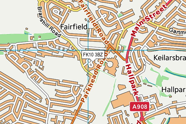 FK10 3BZ map - OS VectorMap District (Ordnance Survey) FK10 3BZ map - OS VectorMap District (Ordnance Survey)
