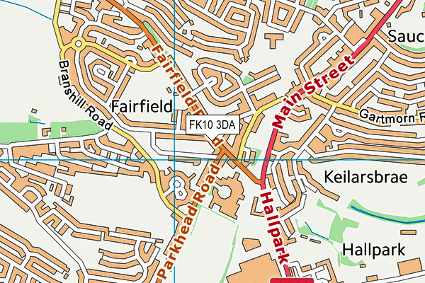 FK10 3DA map - OS VectorMap District (Ordnance Survey) FK10 3DA map - OS VectorMap District (Ordnance Survey)