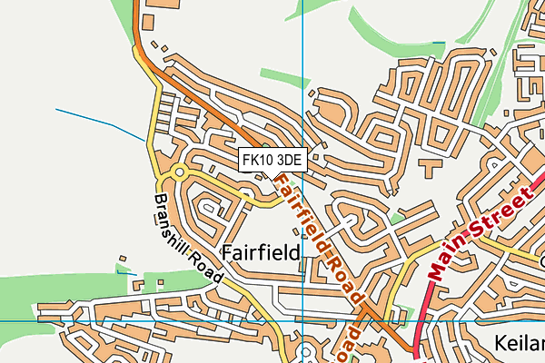 FK10 3DE map - OS VectorMap District (Ordnance Survey)