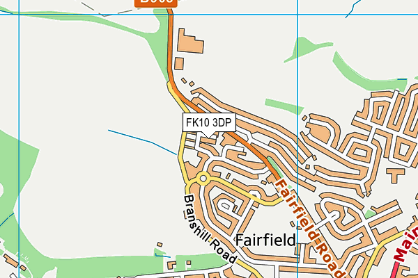 FK10 3DP map - OS VectorMap District (Ordnance Survey) FK10 3DP map - OS VectorMap District (Ordnance Survey)