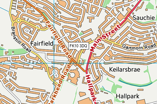 FK10 3DQ map - OS VectorMap District (Ordnance Survey)