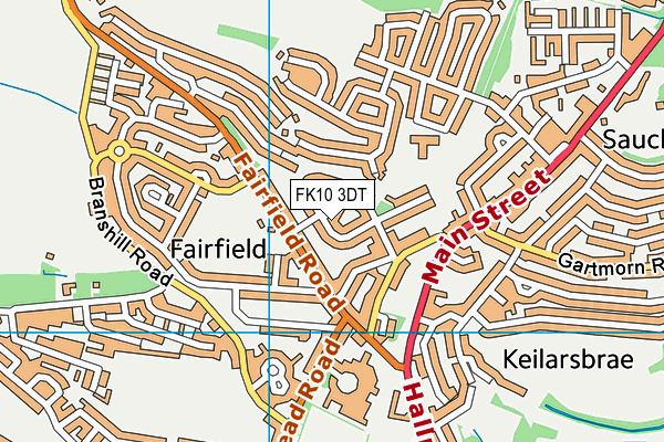 FK10 3DT map - OS VectorMap District (Ordnance Survey) FK10 3DT map - OS VectorMap District (Ordnance Survey)