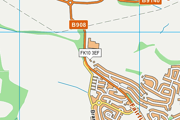 FK10 3EF map - OS VectorMap District (Ordnance Survey) FK10 3EF map - OS VectorMap District (Ordnance Survey)