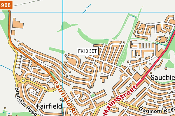 FK10 3ET map - OS VectorMap District (Ordnance Survey) FK10 3ET map - OS VectorMap District (Ordnance Survey)