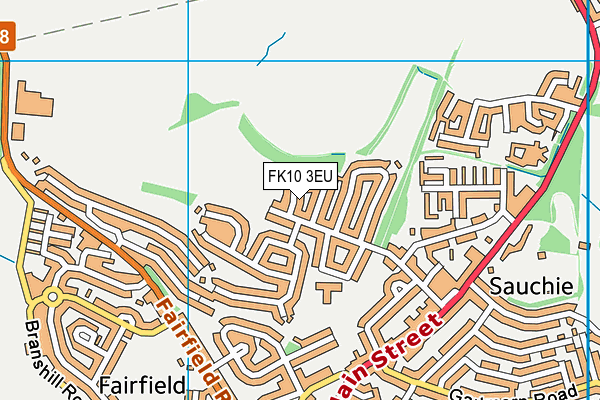 FK10 3EU map - OS VectorMap District (Ordnance Survey) FK10 3EU map - OS VectorMap District (Ordnance Survey)