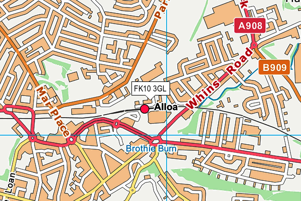 FK10 3GL map - OS VectorMap District (Ordnance Survey) FK10 3GL map - OS VectorMap District (Ordnance Survey)