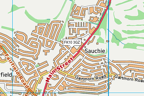FK10 3GZ map - OS VectorMap District (Ordnance Survey) FK10 3GZ map - OS VectorMap District (Ordnance Survey)