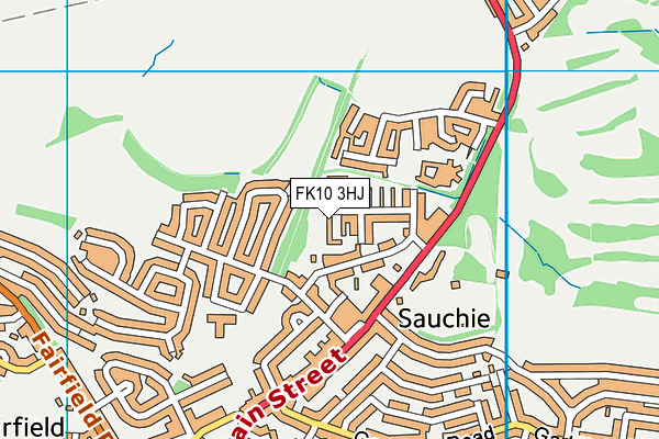 FK10 3HJ map - OS VectorMap District (Ordnance Survey) FK10 3HJ map - OS VectorMap District (Ordnance Survey)