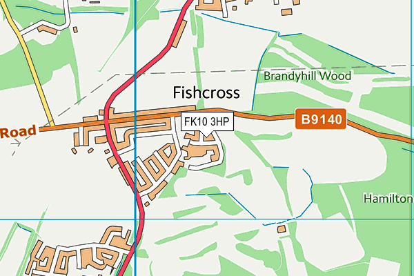 FK10 3HP map - OS VectorMap District (Ordnance Survey)
