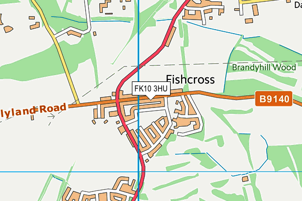FK10 3HU map - OS VectorMap District (Ordnance Survey) FK10 3HU map - OS VectorMap District (Ordnance Survey)
