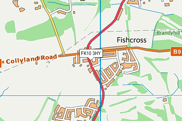 FK10 3HY map - OS VectorMap District (Ordnance Survey) FK10 3HY map - OS VectorMap District (Ordnance Survey)