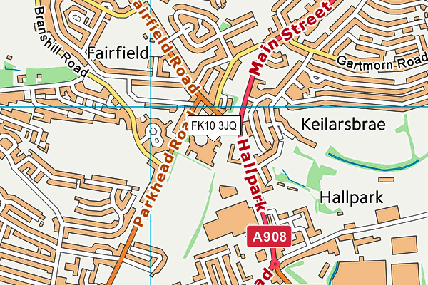 FK10 3JQ map - OS VectorMap District (Ordnance Survey)