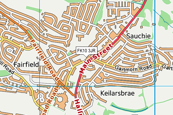 FK10 3JR map - OS VectorMap District (Ordnance Survey) FK10 3JR map - OS VectorMap District (Ordnance Survey)