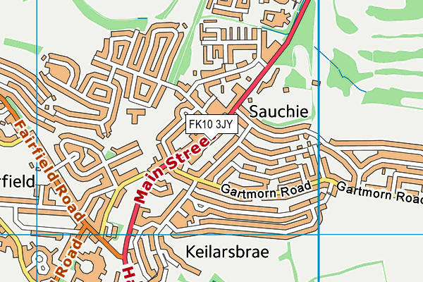 FK10 3JY map - OS VectorMap District (Ordnance Survey) FK10 3JY map - OS VectorMap District (Ordnance Survey)
