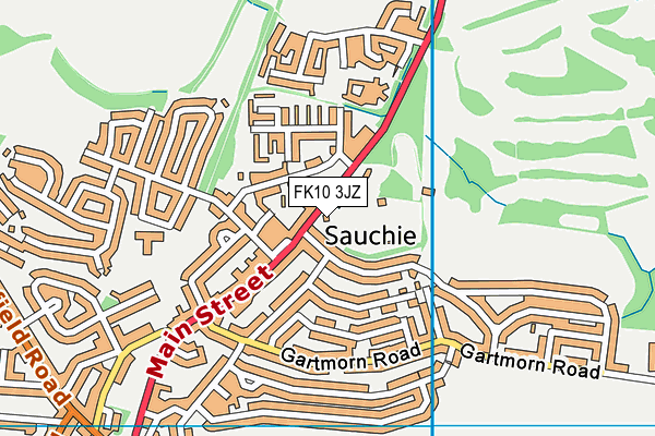 FK10 3JZ map - OS VectorMap District (Ordnance Survey) FK10 3JZ map - OS VectorMap District (Ordnance Survey)