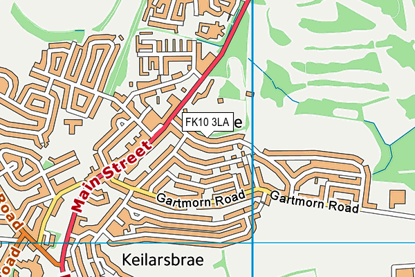 FK10 3LA map - OS VectorMap District (Ordnance Survey) FK10 3LA map - OS VectorMap District (Ordnance Survey)