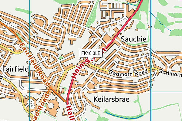 FK10 3LE map - OS VectorMap District (Ordnance Survey) FK10 3LE map - OS VectorMap District (Ordnance Survey)