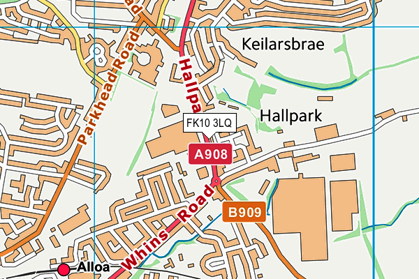 FK10 3LQ map - OS VectorMap District (Ordnance Survey) FK10 3LQ map - OS VectorMap District (Ordnance Survey)
