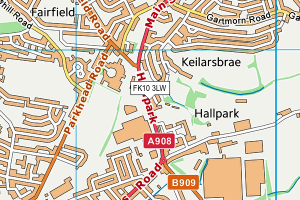 FK10 3LW map - OS VectorMap District (Ordnance Survey) FK10 3LW map - OS VectorMap District (Ordnance Survey)