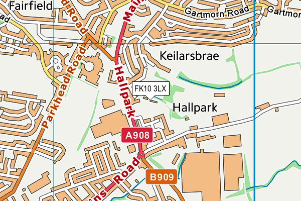 FK10 3LX map - OS VectorMap District (Ordnance Survey) FK10 3LX map - OS VectorMap District (Ordnance Survey)