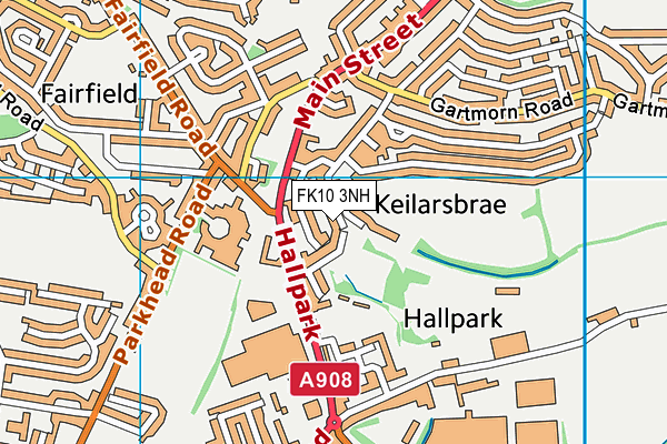 FK10 3NH map - OS VectorMap District (Ordnance Survey) FK10 3NH map - OS VectorMap District (Ordnance Survey)
